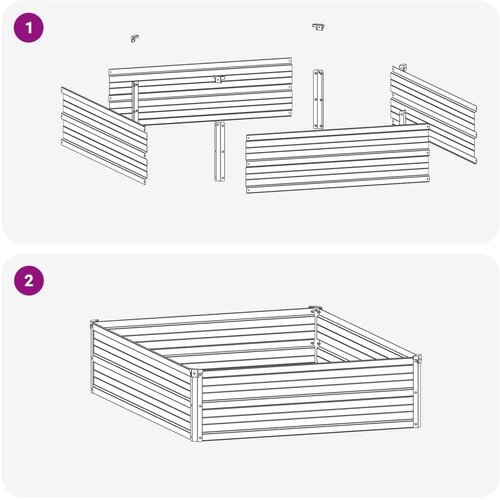  Povi&scaron;eni vrtni krevet Prirodna 100 x 80 x 24 cm - 100 x 80 x 24 cm Prirodna Cijene