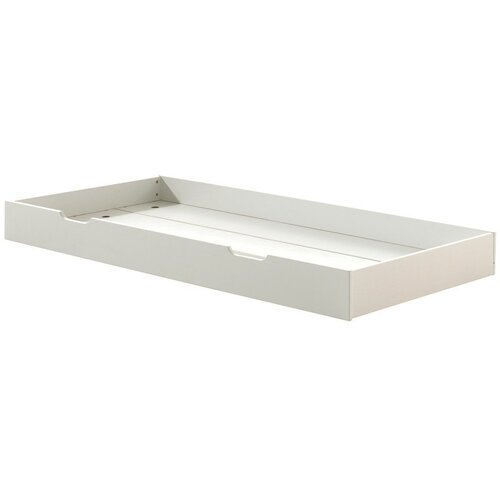 Vipack Bela otro&amp;scaron;ka postelja iz masivnega bora z dodatnim leži&amp;scaron;čem z letvenim dnom 90x200 cm Margrit &amp;ndash; Slike