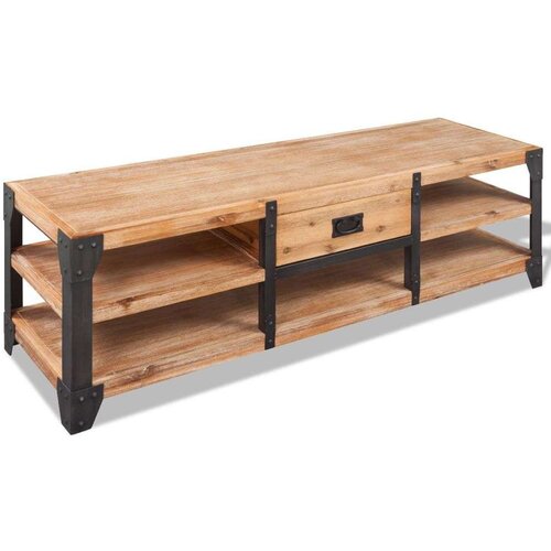 TV Stalak od Masivnog Bagremovog Drva 140x40x45 cm Cene