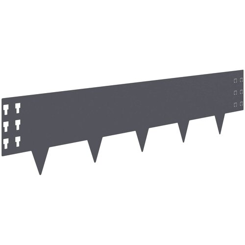  Ograda oko Travnjaka 30 pcs 100 x 25 cm Čelik Antracit Slike
