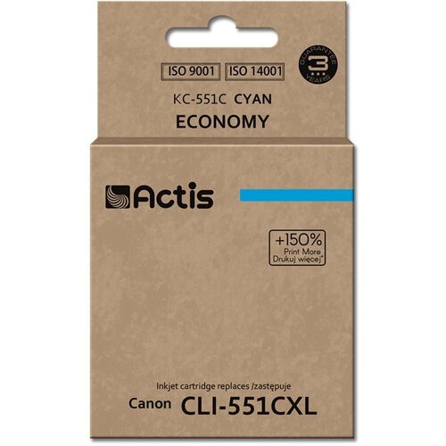 Actis KC-551C Ink (replacement for Canon CLI-551C; Standard; 12 ml; cyan) Cijene