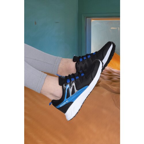 Riccon Black Saxe Blue Unisex Sneaker 0012705 Slike