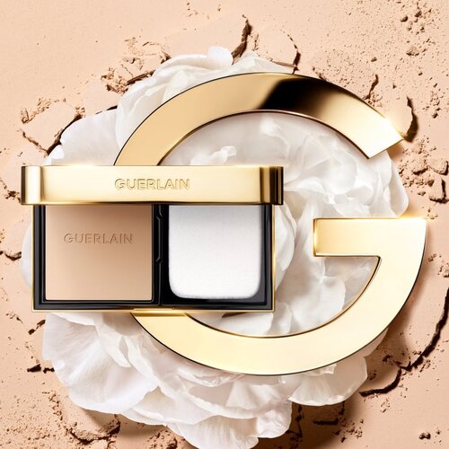 Guerlain Parure Gold Skin Control kompaktni matirajući tekući puder zamjensko punjenje nijansa 0N Neutral 8,7 g Slike