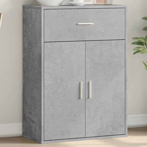 vidaXL Komoda betonsko siva 60x30x84 cm inženirski les Cene