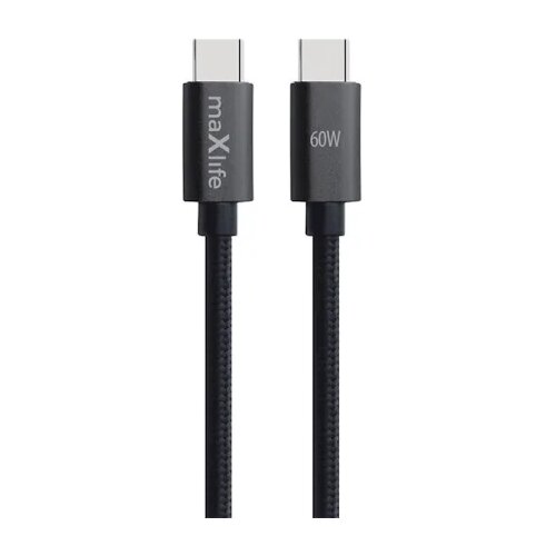 Maxlife MXUC-12 cable USB-C -USB-C 1,0 m 60W black Cijene