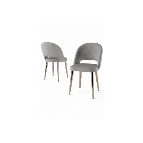 Hanah home set stolica (6 komada) pane grey chrome Cene