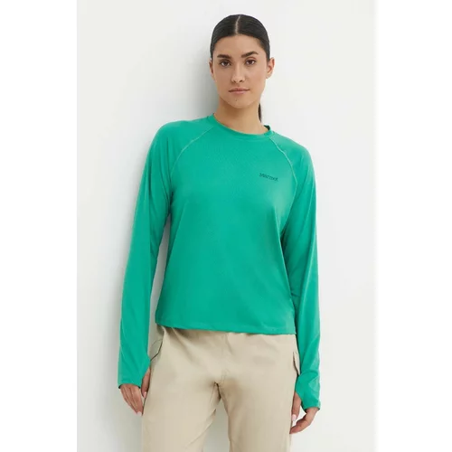 Marmot Sportska majica dugih rukava Windridge boja: zelena