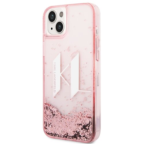 Karl Lagerfeld Ohi&scaron;je za Apple iPhone 14 Plus Glitter KL Floating Glitter, Roza, (21244305) Cene