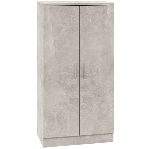 Maison Chic Omarica za obutev - Kopa za čevlje betonsko siva 55x35x108 cm inženirski les, (21776307) Slike