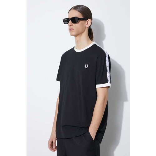 Fred Perry Taped Ringer T-shirt Black Slike