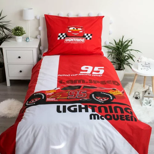 Jerry Fabrics Pamučna dječja posteljina za krevet za jednu osobu 140x200 cm Cars I am Speed –