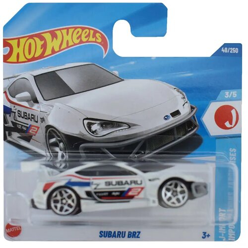 Mattel Hot Wheels: Subaru BRZ bel avtoček 1/64 - Cene