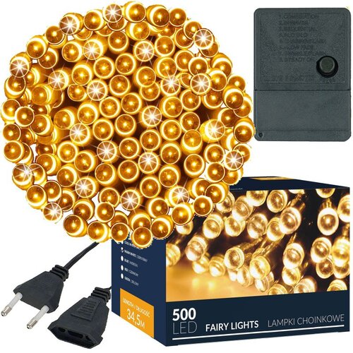  Cl0535 božićna lampica 500 led Slike