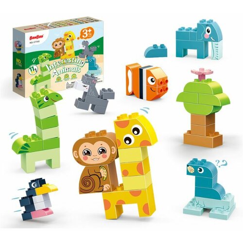  KOCKE INTERESTING ANIMALS 74PCS ET981 Cene