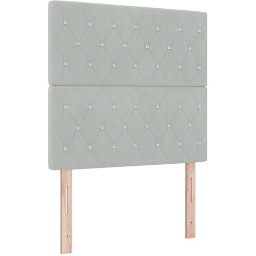  od pjene s madracem i LED-om Svjetlosiva 120 x 200 cm Slike