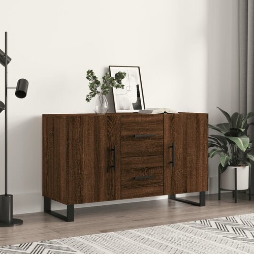 vidaXL Komoda smeđa boja hrasta 100 x 36 x 60 cm od konstruiranog drva Cijene