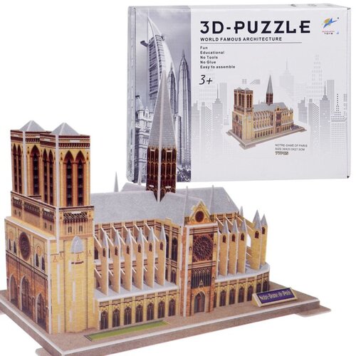  3D puzzle katedrale Notre-Dame u Parizu Slike