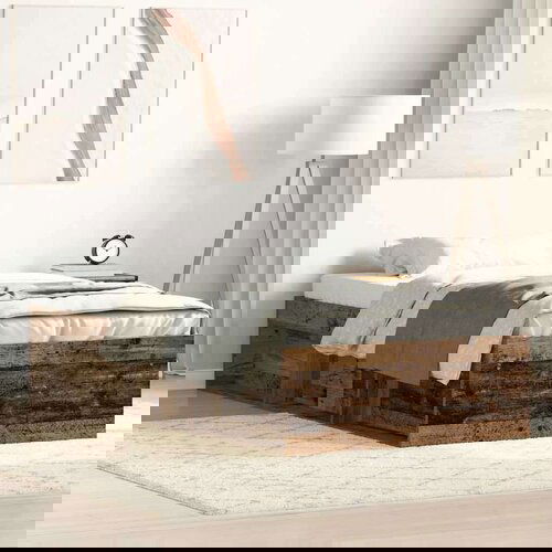 vidaXL Okvir kreveta bez madraca staro drvo 90x200 cm Cene