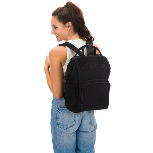 Fillikid torba/ruksak za pelene Barcelona, black Slike