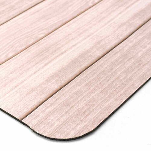 Douceur d int&amp;eacute;rieur Smeđa gumena kupaonska prostirka 50x80 cm Calista &amp;ndash; Slike