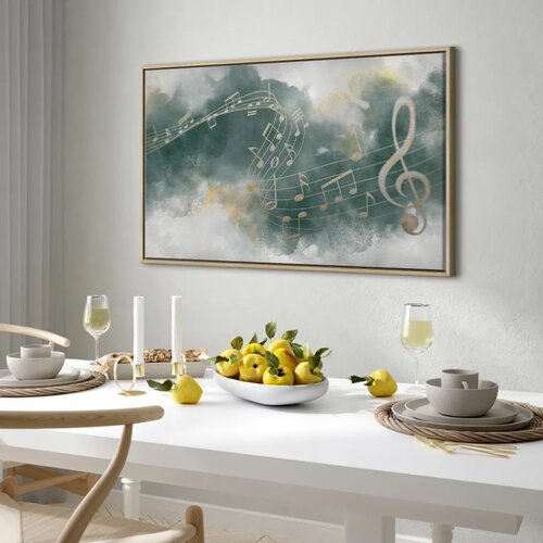  Slika - Melody of the Psalm (1 Part) Wide 60x40 U prirodnom drvenom okviru Slike