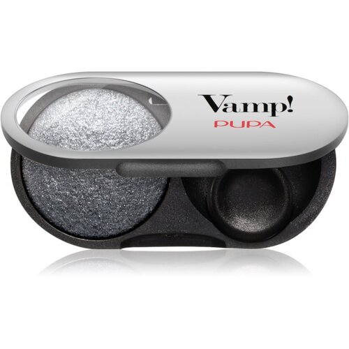 PUPA Milano Vamp! Radiant Baked Eyeshadow dolgoobstojna sijoča senčila za oči odtenek 308 Anthracite Grey - WET & DRY 1 g Cene
