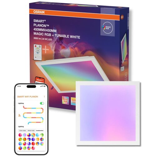 Osram LED RGBW prigu&amp;scaron;iva plafonska lampa SMART+ MAGIC LED/24W/230V 45x45 cm Wi-Fi Slike
