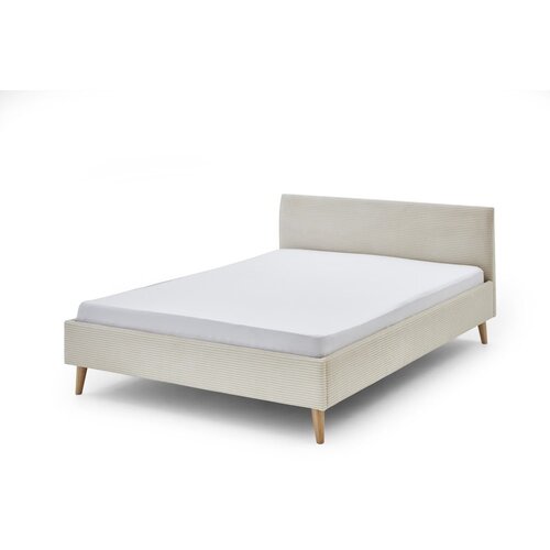 Meise Möbel Bež tapecirani bračni krevet 140x200 cm Wicki - Cijene