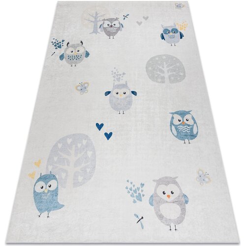 RugsX Preproge BAMBINO 1161 pralna preproga sove za otroke 160x220 cm Siva Cene