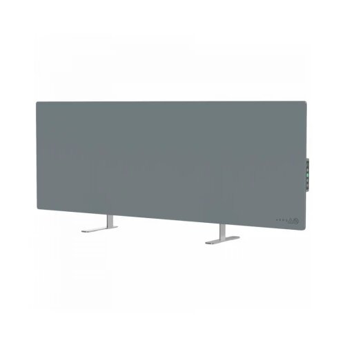 Aeno Premium Eco Smart Heater, 700W, Tempered glass, Infrared+convection heating type, LED display, Plug type: Europe (E/F type), GREY Cene