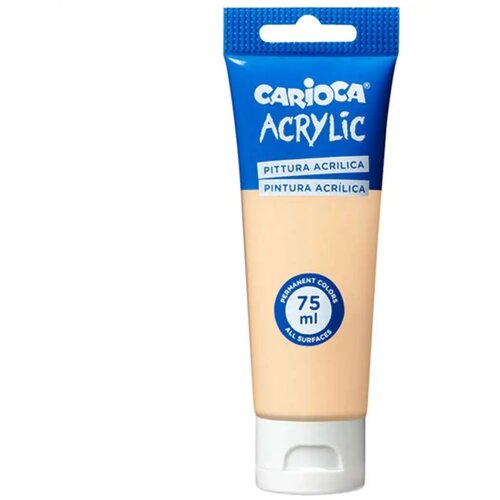 Carioca Akrilna barva 75 ml v lososovi roza barvi - Cene