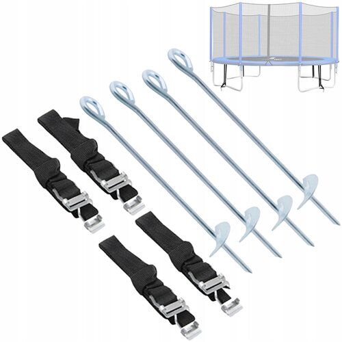  Univerzalni set sidara za trampoline 4 komada 30 cm Slike