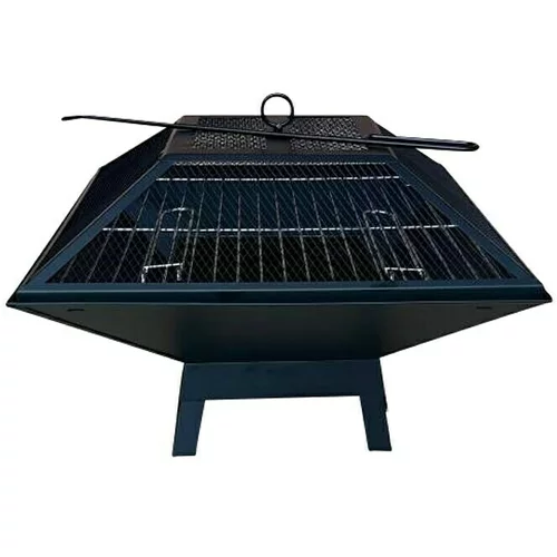 GRILLSTAR Roštilj na drveni ugljen Firebowl (Crna boja, D x Š x V: 45 x 45 x 34,5 cm)