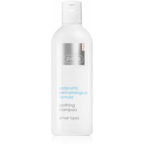 Ziaja Med Antipruritic Dermatological Formula pomirjujoči šampon za občutljivo lasišče 300 ml