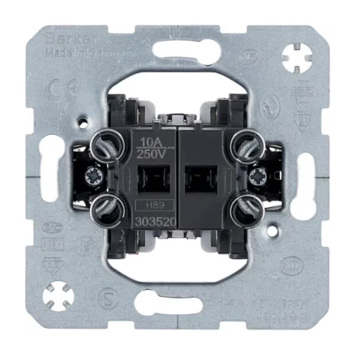 HAGER Jezgro prekidača za žaluzine 10A 250V Berker 303520