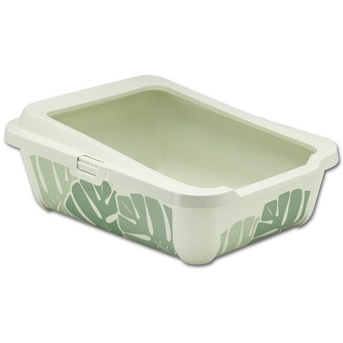 Moderna Toalet za mačke Hercules Tray, Zeleno-beli Slike