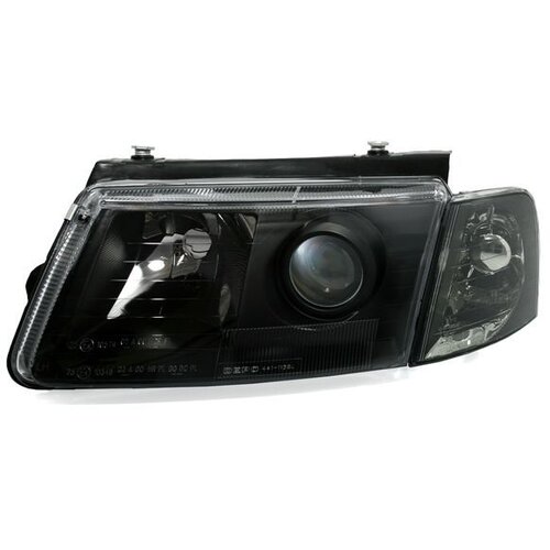 Oem Kristalni Clear Glass farovi VW Passat 3B/ B5 (97-00), Crni Cene