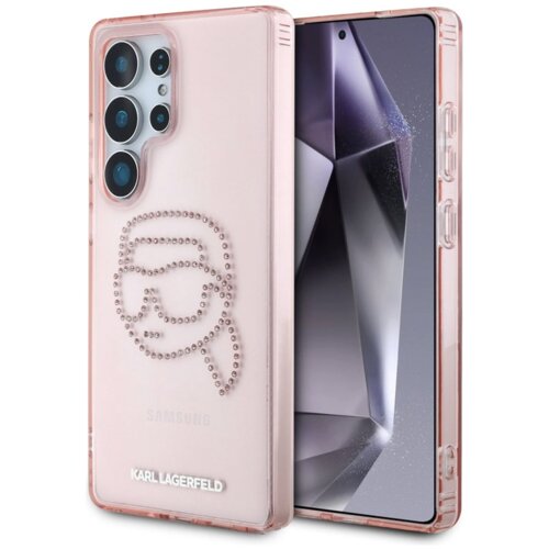  Maska Karl Lagerfeld Rhinestones K. Head Logo za Samsung S25 Ultra/ S938B pink Cene