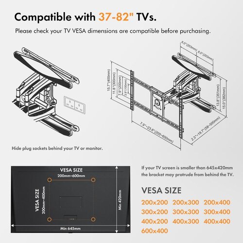 Vonhaus nagibni stenski nosilec do 45kg 3000296 Cene