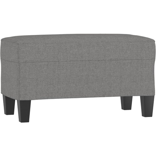  Klupa tamnosiva 70 x 35 x 41 cm od tkanine Slike