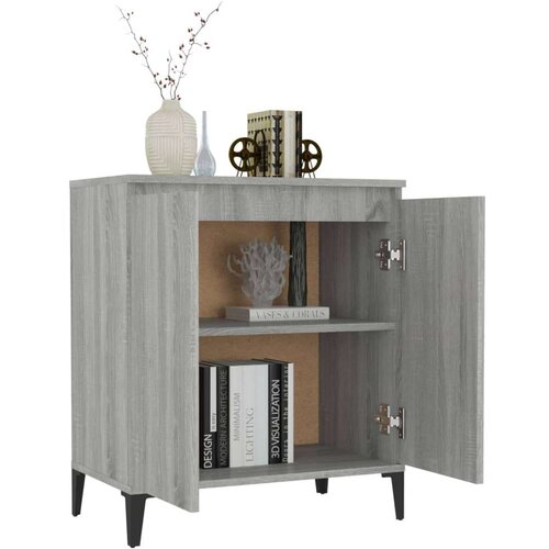 vidaXL komoda siva sonoma 60x35x70 cm konstruiran les Cene