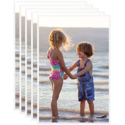 vidaXL okviri za fotografije 5 kom bijeli za zid ili stol 70x90 cm mdf Cene