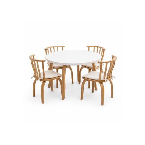 Hanah home Set Trpezarijski sto i 4 stolice Bohemian Butterfly Italian 5 Cene