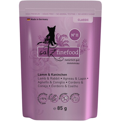 Catz finefood vrečka 8 x 85 g - Jagnjetina &amp;amp; zajec Slike