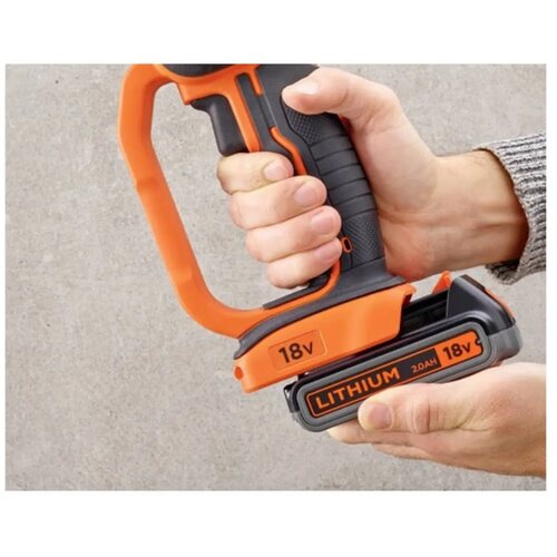 Black &amp;amp; Decker BLACK&amp;amp;DECKER Akumulatorska kutna brusilica BCG720M1 narančasta Slike