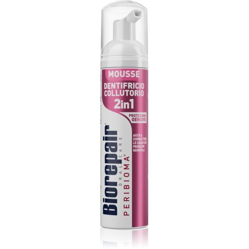 Biorepair Peribioma Gum Protection 2v1 ustna pena 2v1 za či&amp;scaron;čenje zob in dlesni brez zobne &amp;scaron;četke ter vode za zobe 75 ml Slike