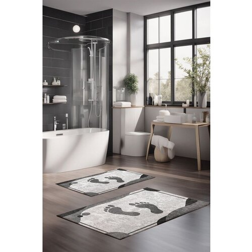  CT-5393 multicolor bathmat set (2 pieces) Cene