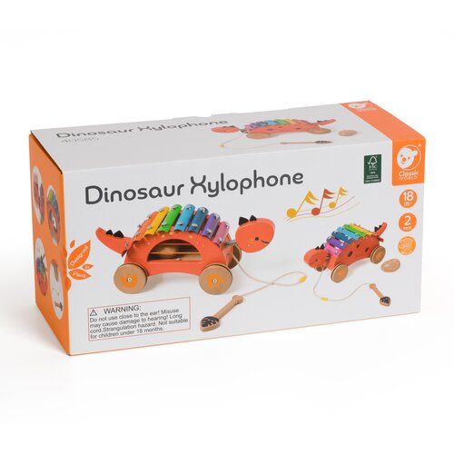 Classic World Drveni ksilofon Dinosaurus Cene