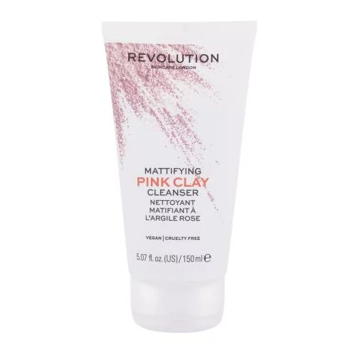 Revolution Pink Clay Mattifying pjena za čišćenje za masnu kožu 150 ml za ženske