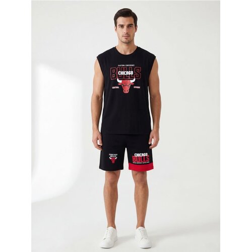 Sinsay Boxy majica s viskozom Chicago Bulls NBA Cijene